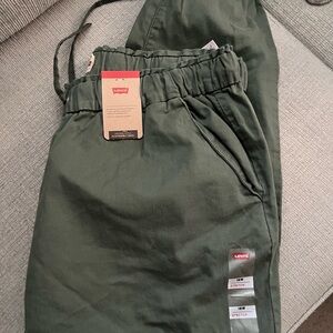 Levi's Women's Green Cropped Pants